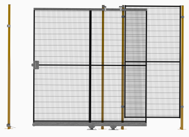 Ecosteel 30 Schiebetür GG 20x100 1000 x 2050