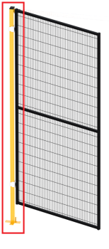 Preview: Schutzzaunpfosten